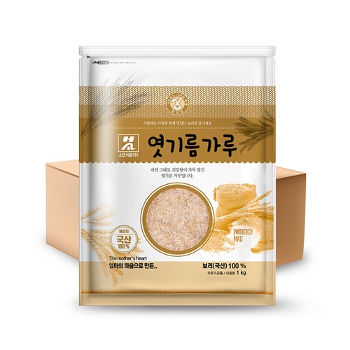 [소연식품] 엿기름가루 100% 국산 1kg X 10개 (1박스)