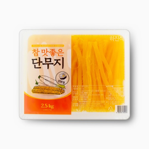 [하진식품] 참맛좋은 김밥 단무지 2.5kg