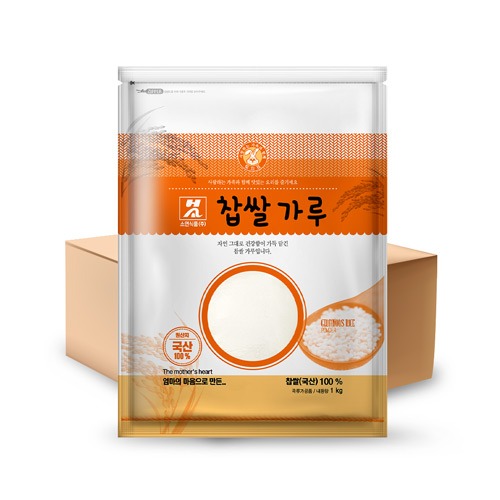 [소연식품] 찹쌀가루 100% 국산 1kg X 10개 (1박스)