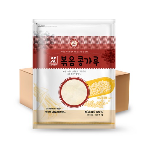 [소연식품] 볶음 콩가루 1kg X 10개 (1박스)